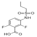 2,6-difluoro-3-(propylsulfonamido)benzoic acid